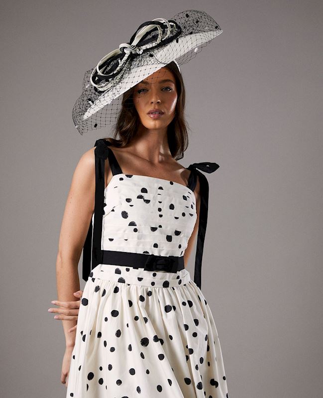 V1_Coast - Lisa Tan Mono Spot Bow Detail Midi Dress.jpg