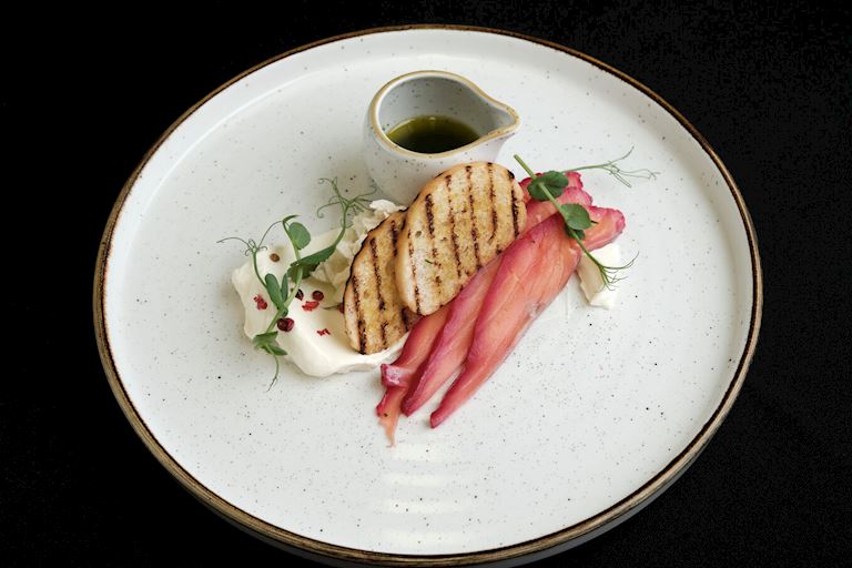 Beetroot Cured Salmon